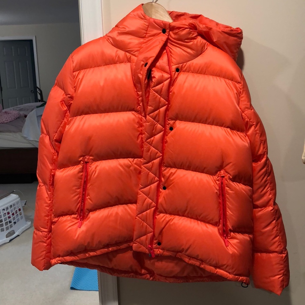 🍋 Lululemon Wunder Puff Coral Jacket 6